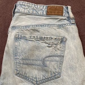 Distressed American Eagle boyfriend jeans